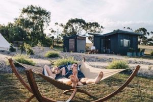 Relaxing at The Inverloch Glamping Co